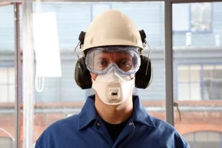 3M Aura 9322A+ P2 N95 Respirator Face Mask Flat Fold Valved