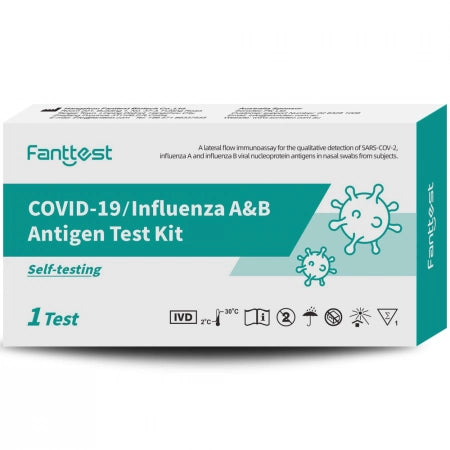 Fanttest COVID-19 / Influenza A&B 3-in-1 Rapid Antigen Test Kit (Nasal) Very High Sensitivity