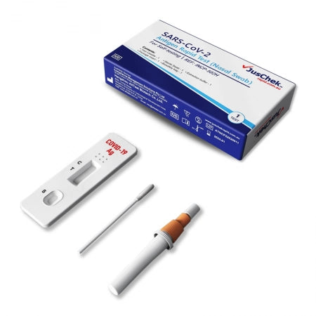 JusChek Single Pack COVID-19 Rapid Antigen (Nasal Swab) For Self-Testing