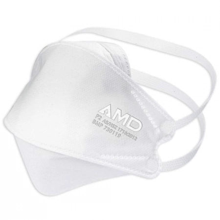 AMD P2 N95 Nano-Tech 4-Layer Particulate Respirator Face Mask Headbands (50/Pack)