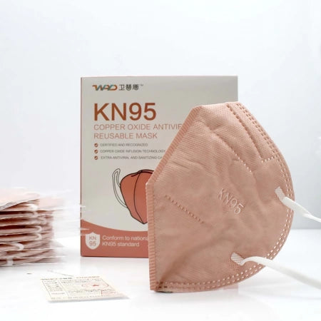 10 x Copper Oxide Antiviral 5 Ply KN95 Inactivated Dust Five Layer Anti-Microbial Germs Reusable Facemask