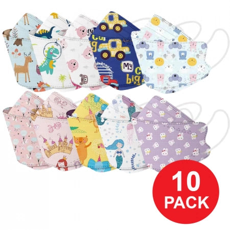 10pcs KN95/KN94 Kids Face Masks Ear Loops