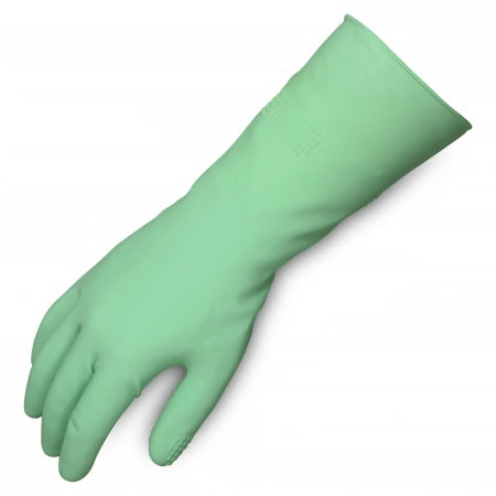 Ultra Touch Premium Green Silverlined Rubber Gloves