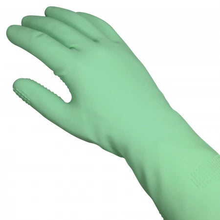 Ultra Touch Premium Green Silverlined Rubber Gloves