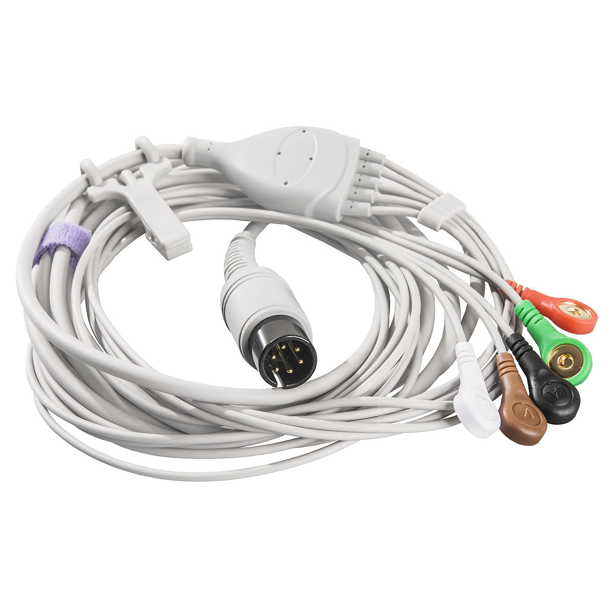 Direct-Connect ECG 5-Leads Snap Cable