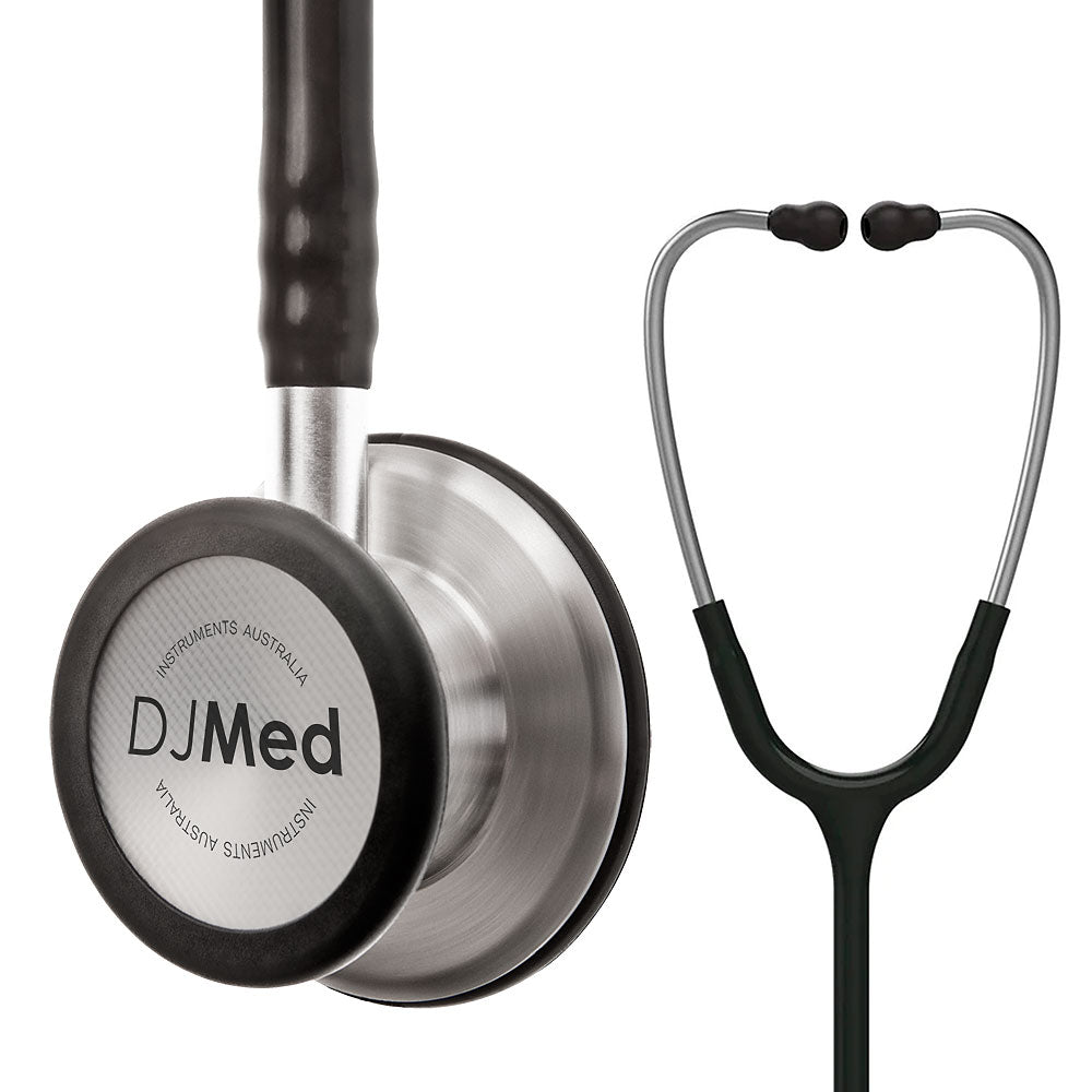 Classic Stethoscope Black & Silver Rapid Antigen Australia