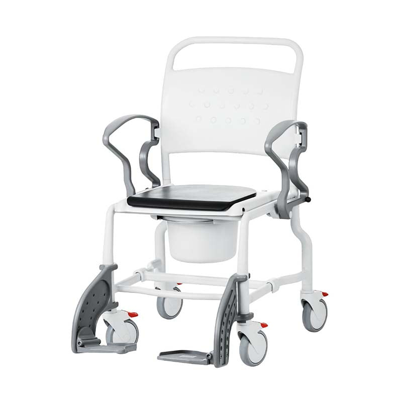 Rebotec Boston â€“ Wide Commode Chair - Blue
