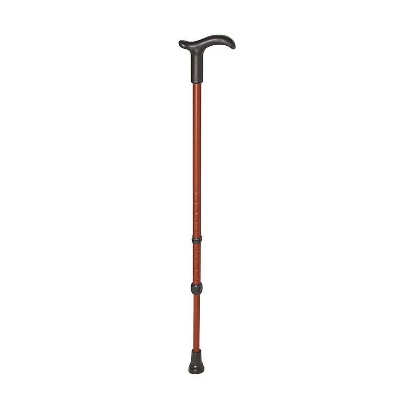 Rebotec Simplex â€“ Walking Stick with Derby Handle - Chestnut Bronze