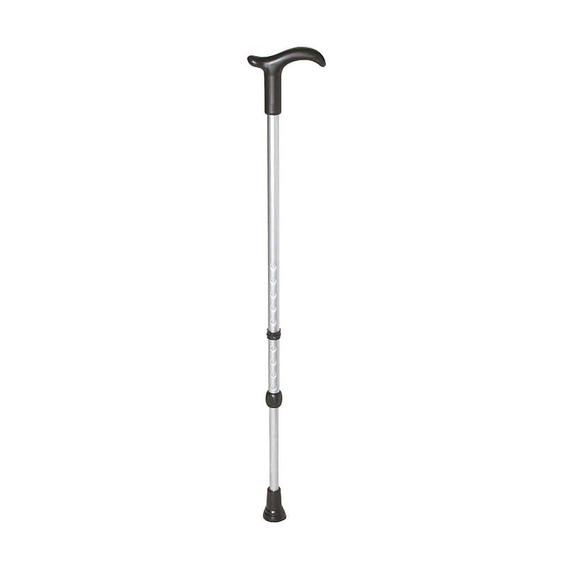 Rebotec Simplex â€“ Walking Stick with Derby Handle - Silver