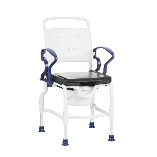 Rebotec Konstanz - Shower Commode Chair with PU Soft Seat