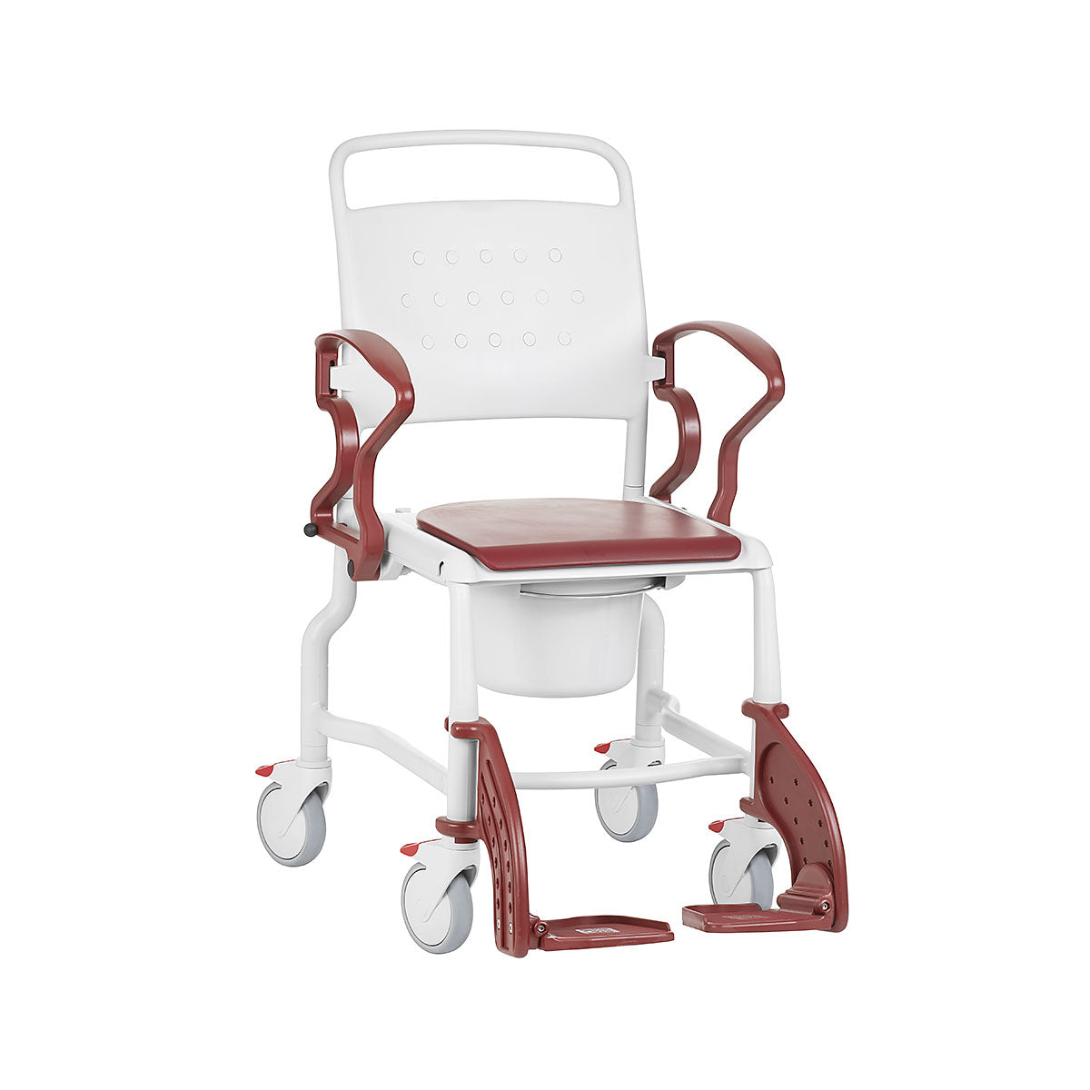Rebotec Bonn - Commode Chair - Red