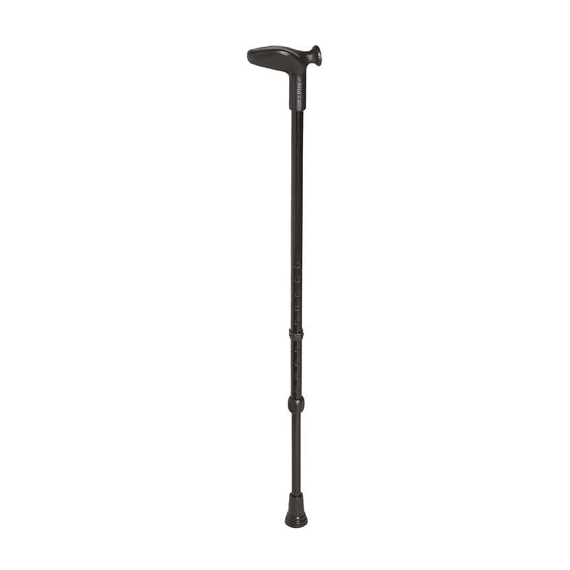 Rebotec Anatom - Contoured Grip Walking Stick - Black, Left