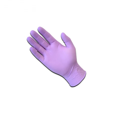 100pcs Nitrile Purple Gloves 6gm Latex/Powder Free