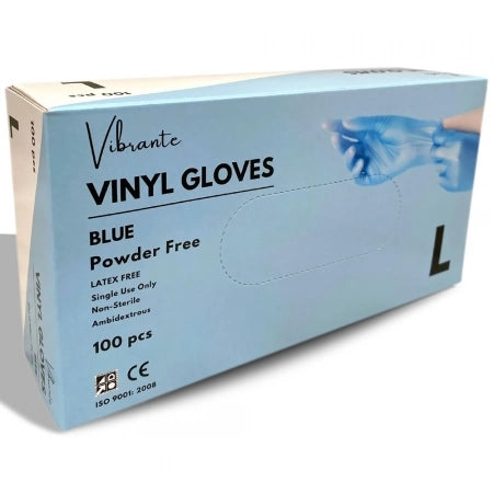 100pcs Vibrante Vinyl Powder-free Gloves