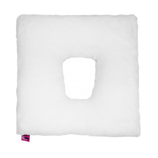 Ubio Square Donut Cushion - White